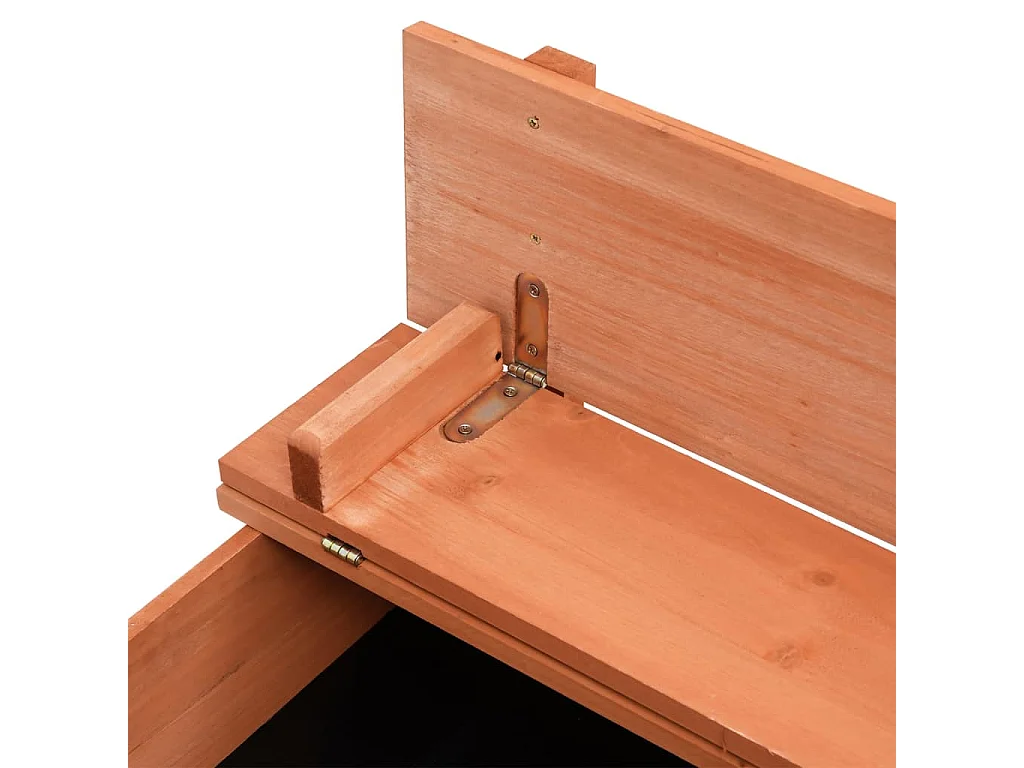 Bac à sable bois marron 95 x 90 x 15 cm 02_0005053