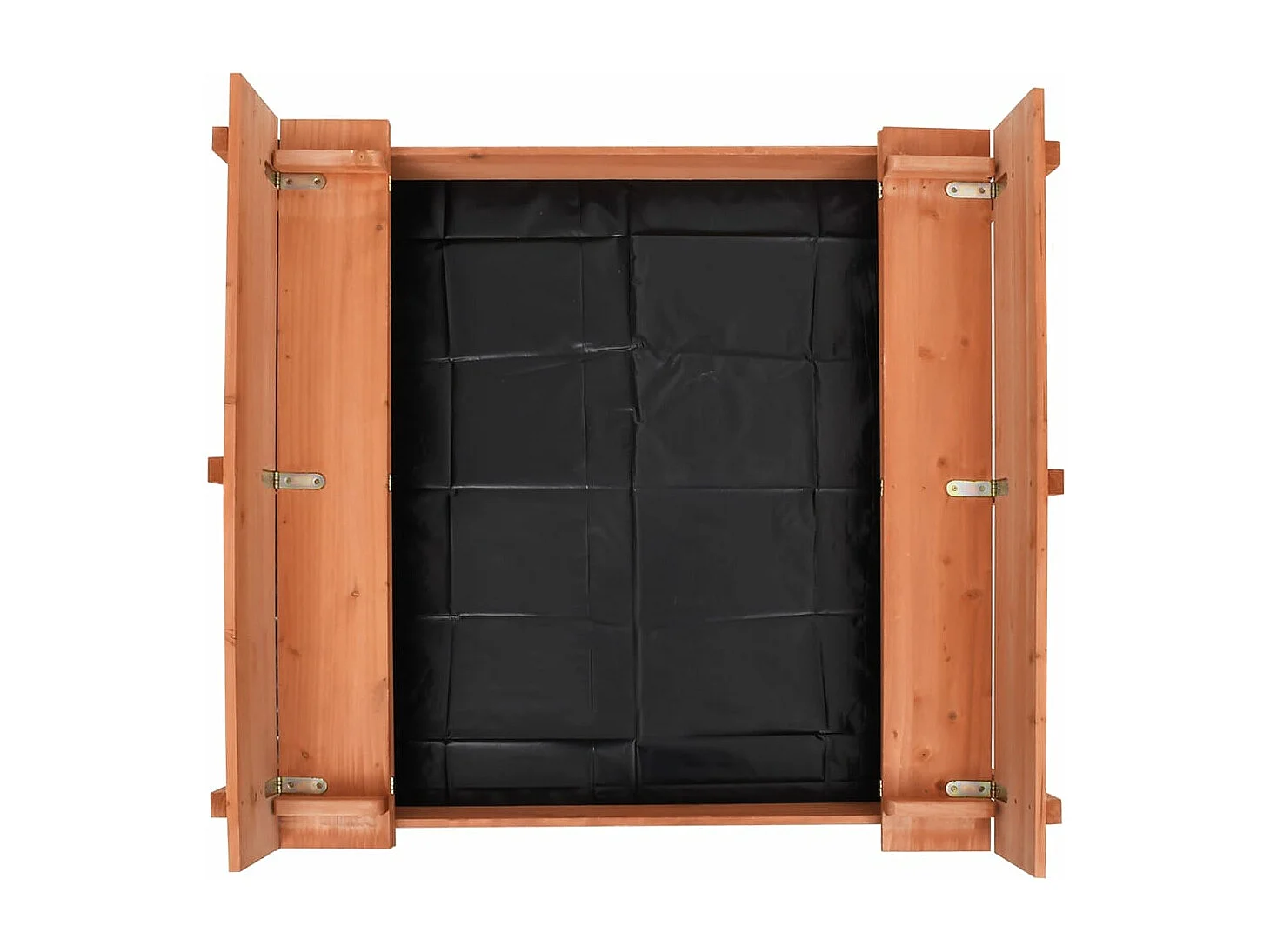 Bac à sable bois marron 95 x 90 x 15 cm 02_0005053