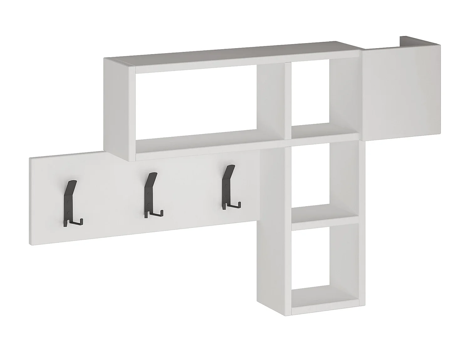 Wandgarderobe GAME -Weiß, 99X61X15