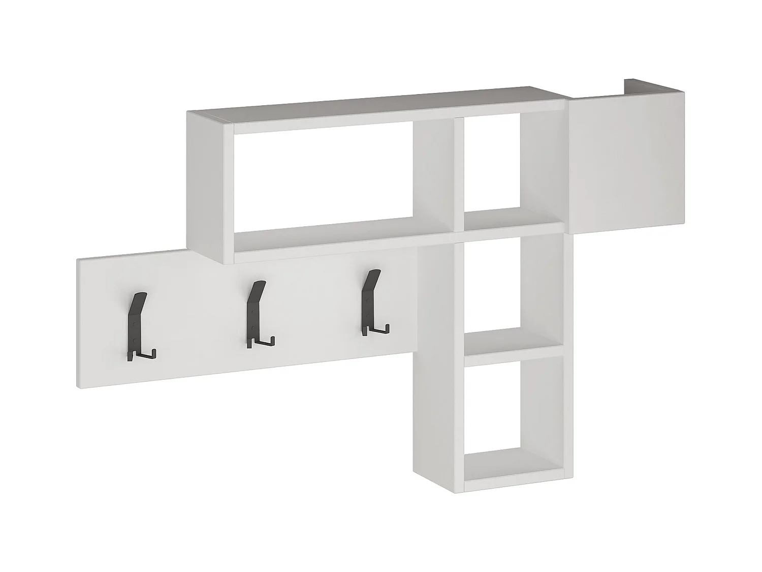 Wandgarderobe GAME -Weiß, 99X61X15