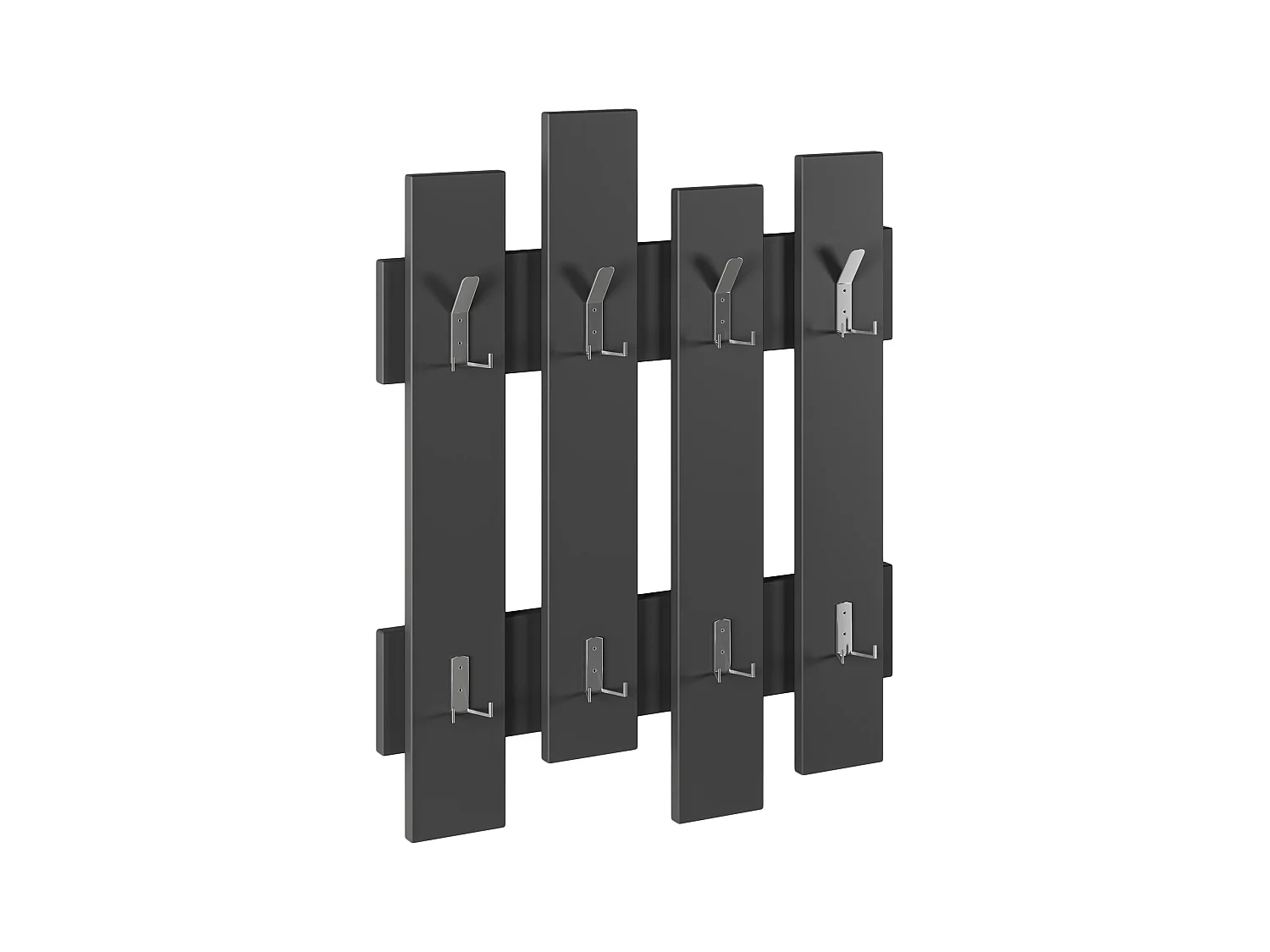 Aufhänger WAVE Garderobe  -  Eiche,64 x 4 x 81 cm