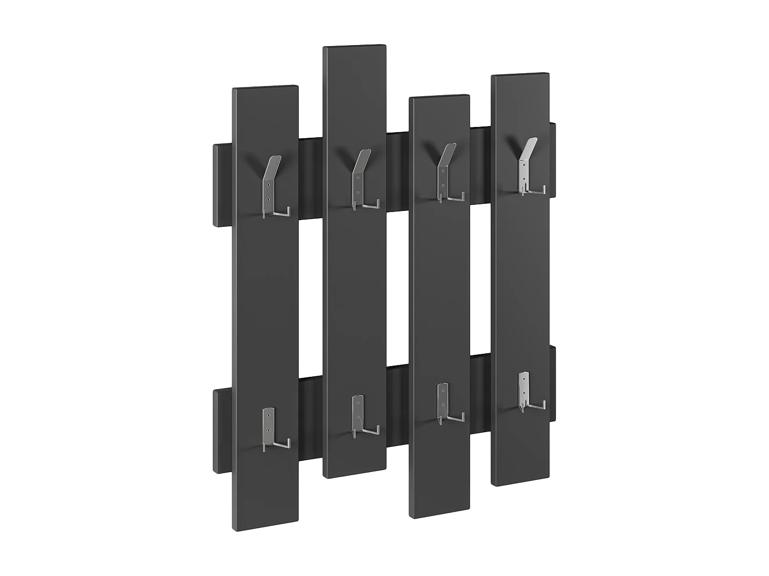 Aufhänger WAVE Garderobe  -  Anthrazit,69 x 4 x 81 cm