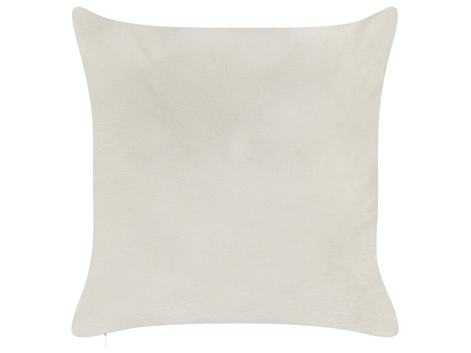 Set of 2 Decorative Cushions JELLIES Velvet 45 x 45 cm Off-White