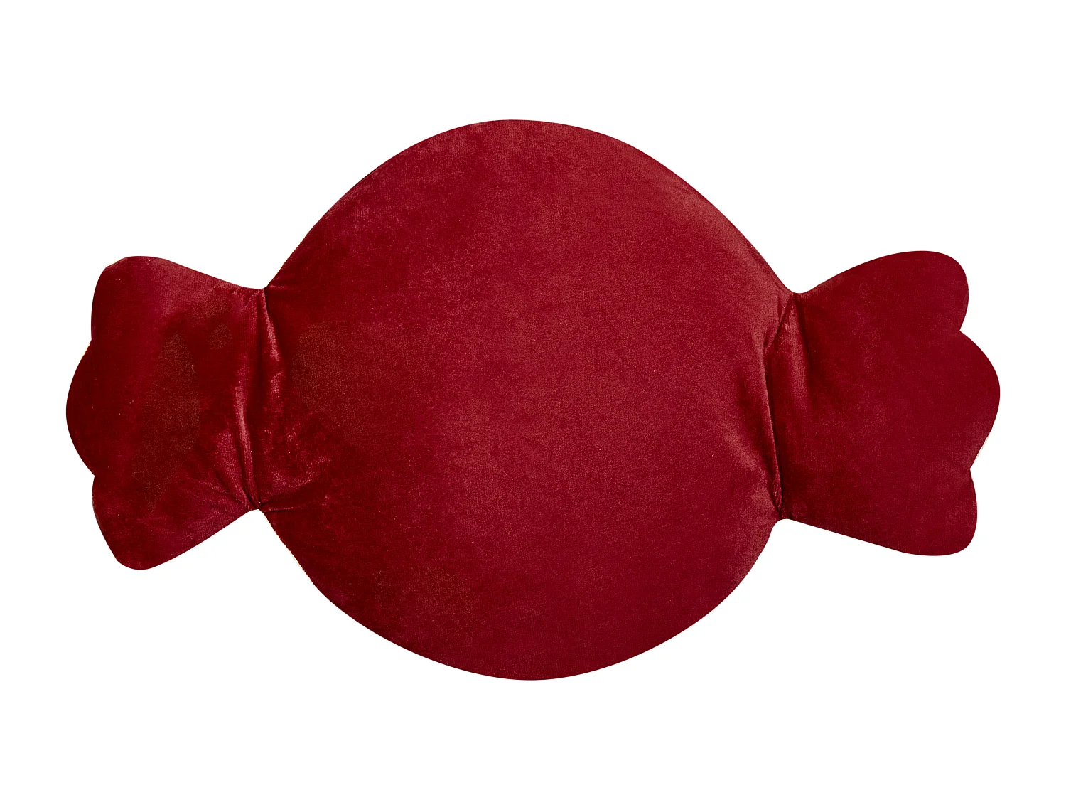 Set van 2 decoratieve kussens SPIRAL CANDY Bouclé 35 x 58 cm Wit Kerst patroon