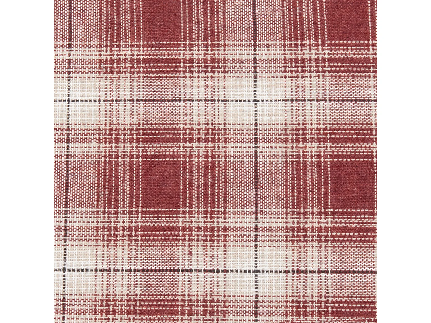 Conjunto de 2 almofadas decorativas BROOKIES 45 x 45 cm Vermelho escuro Padrão natalicio