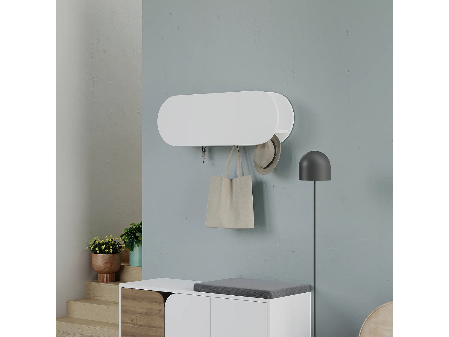 Aufhänger Kroma Weiß