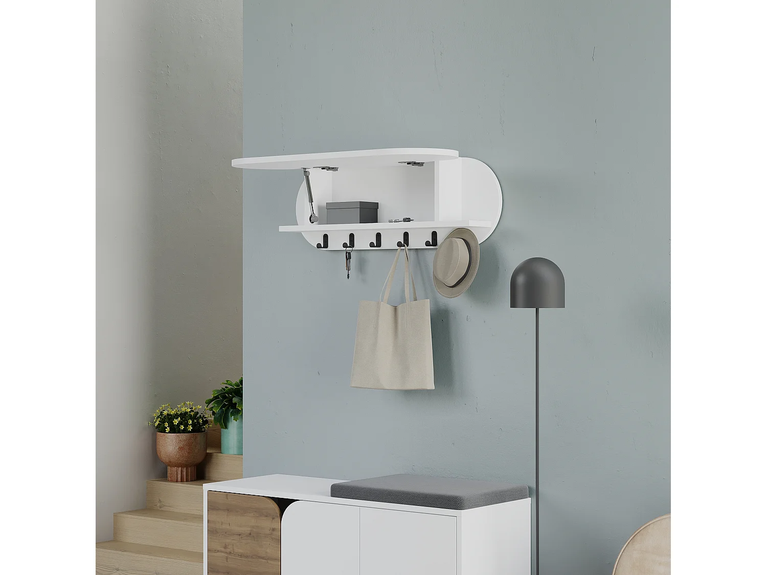 Aufhänger Kroma Weiß