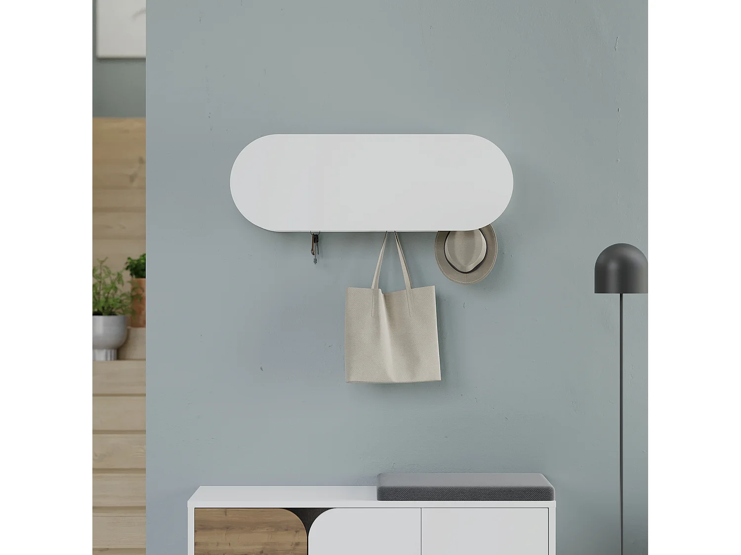 Aufhänger Kroma Weiß