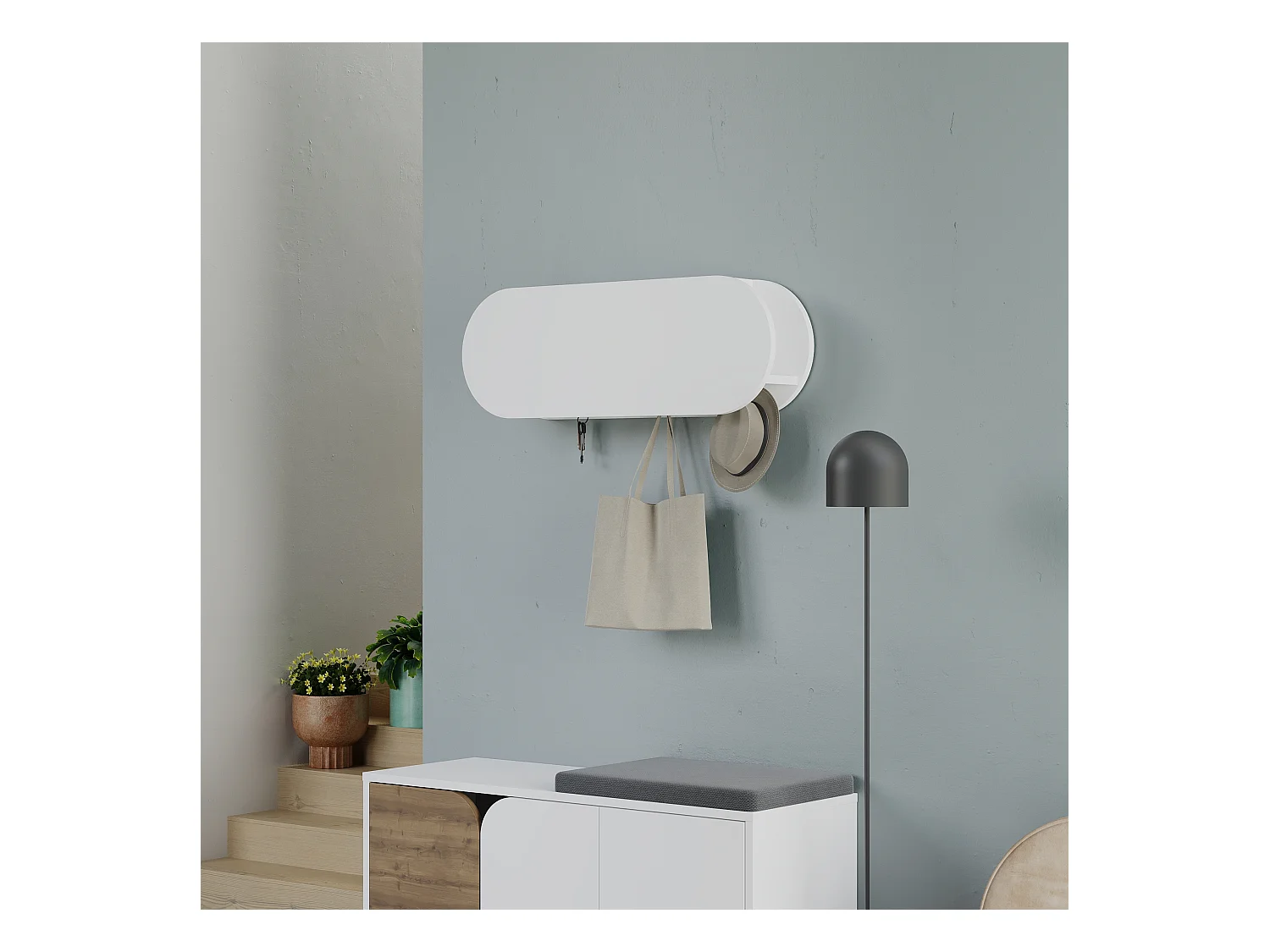 Aufhänger Kroma Weiß