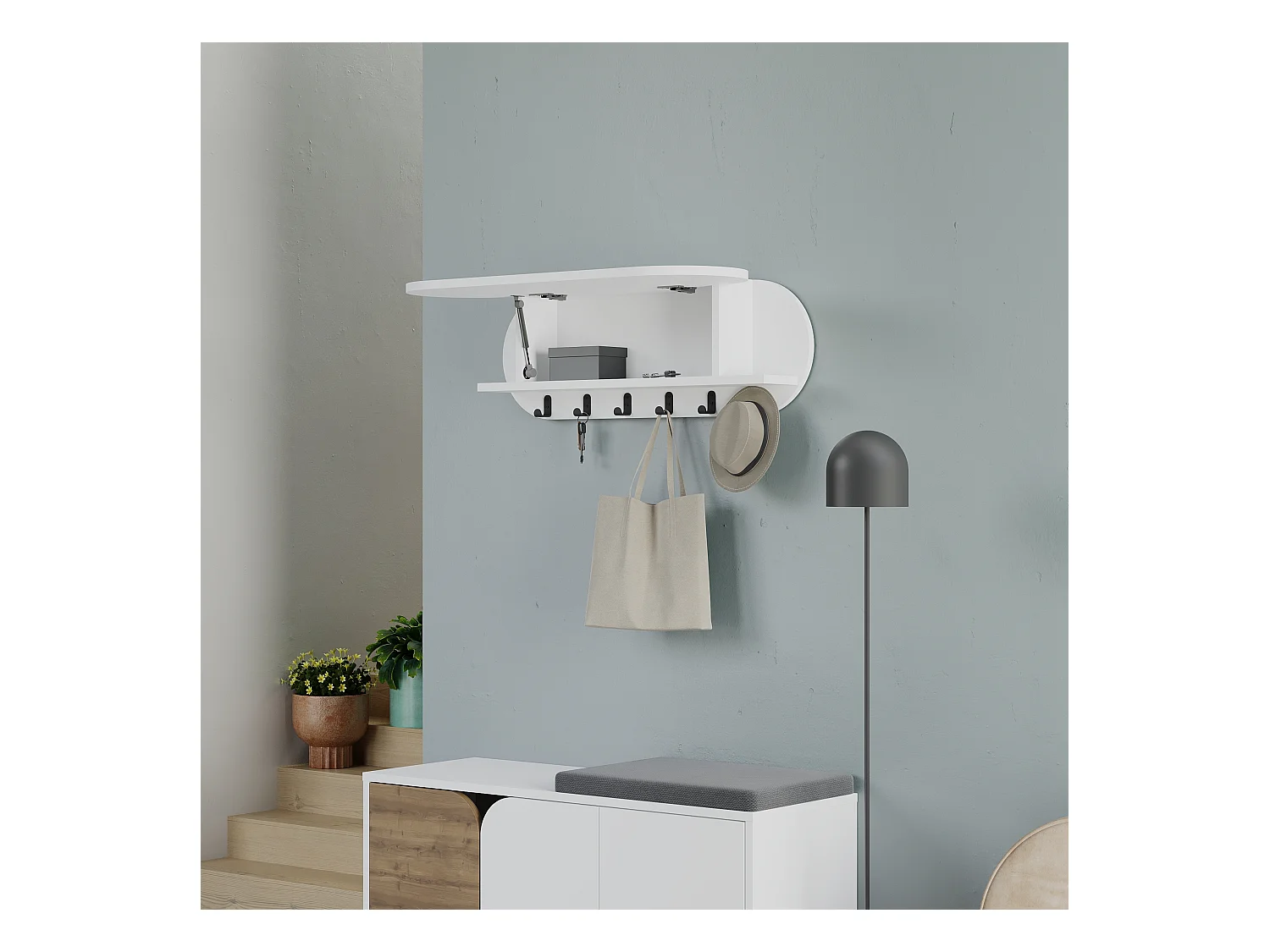 Aufhänger Kroma Weiß