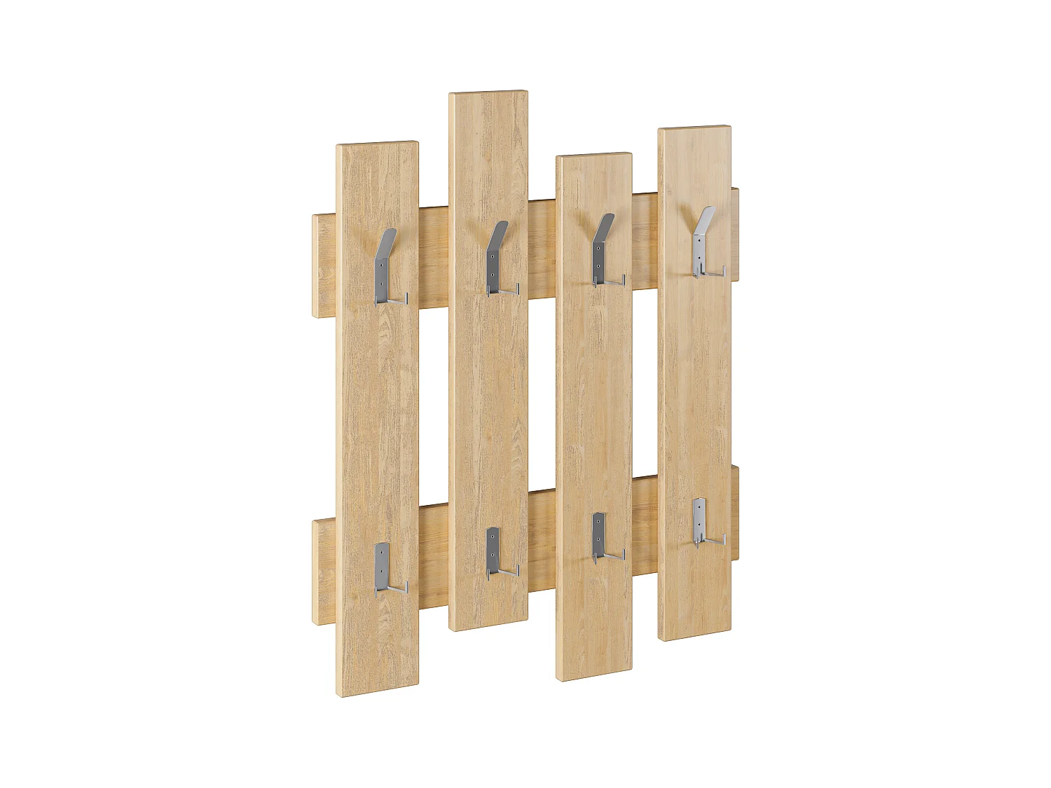 Wandgarderobe WAVE -Weiß, 64x81x4