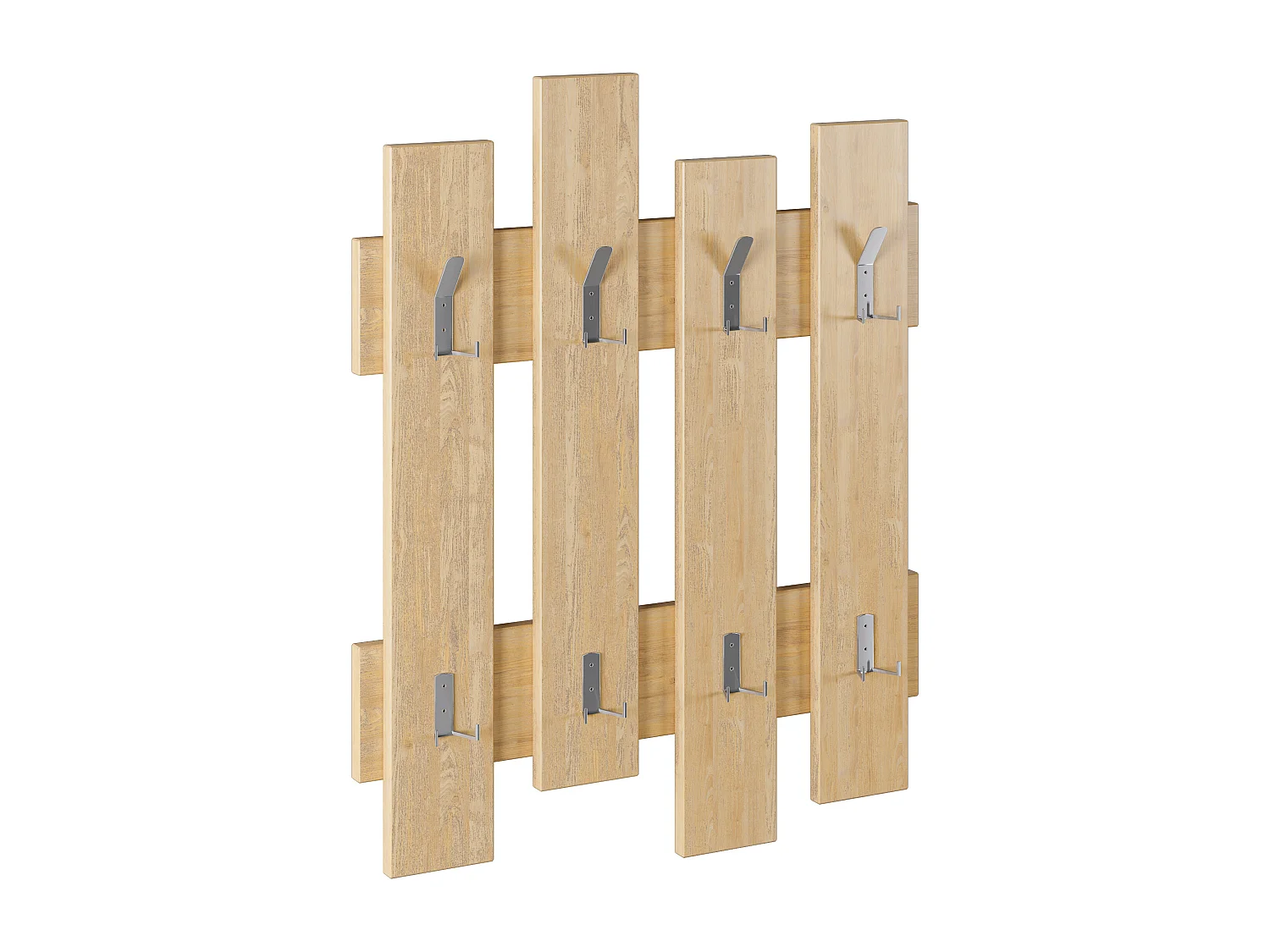 Wandgarderobe WAVE -Weiß, 64x81x4