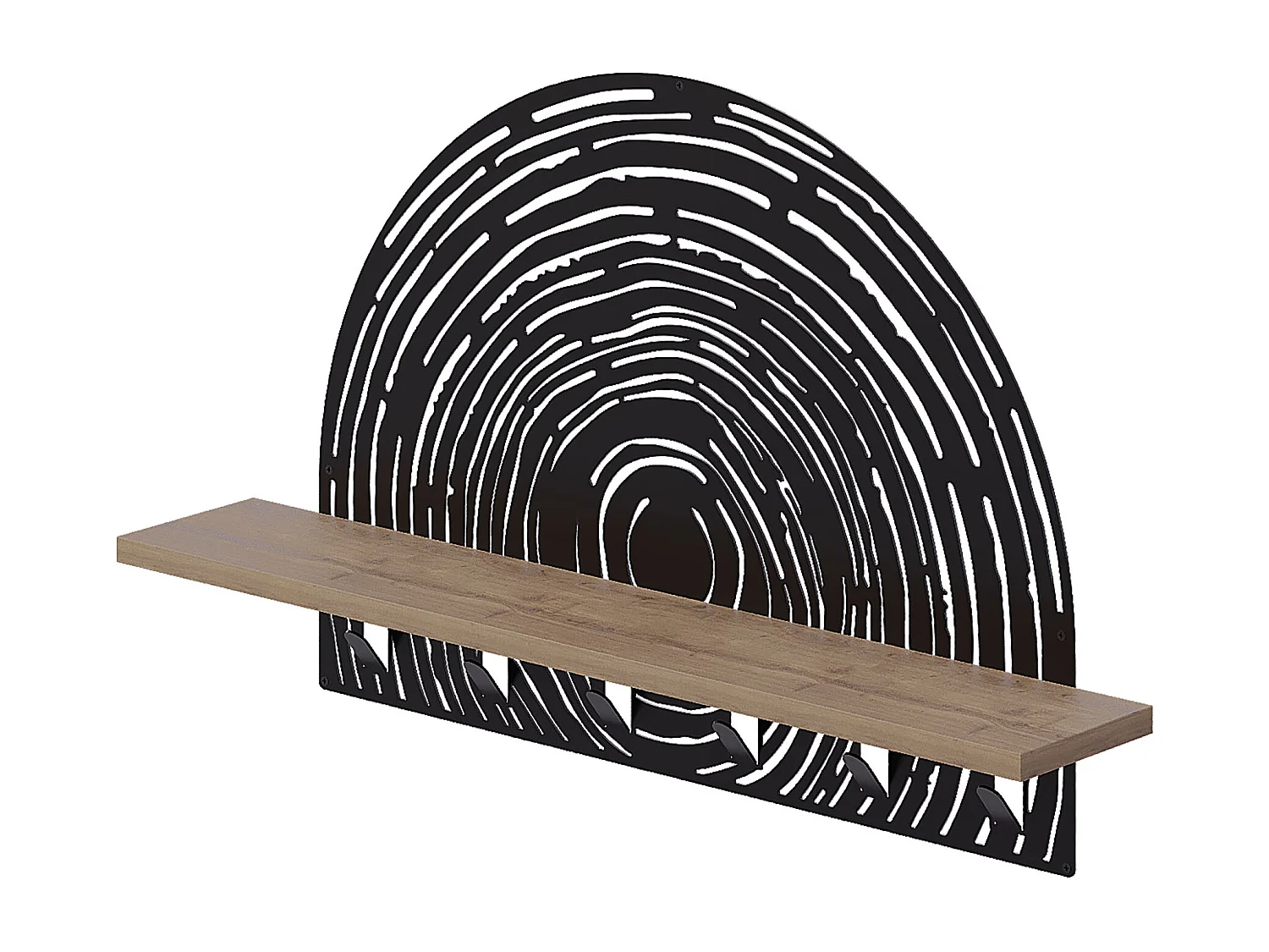 AUFHÄNGER PINE - Dunkler Eiche