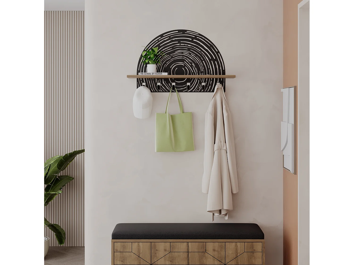 AUFHÄNGER PINE - Dunkler Eiche