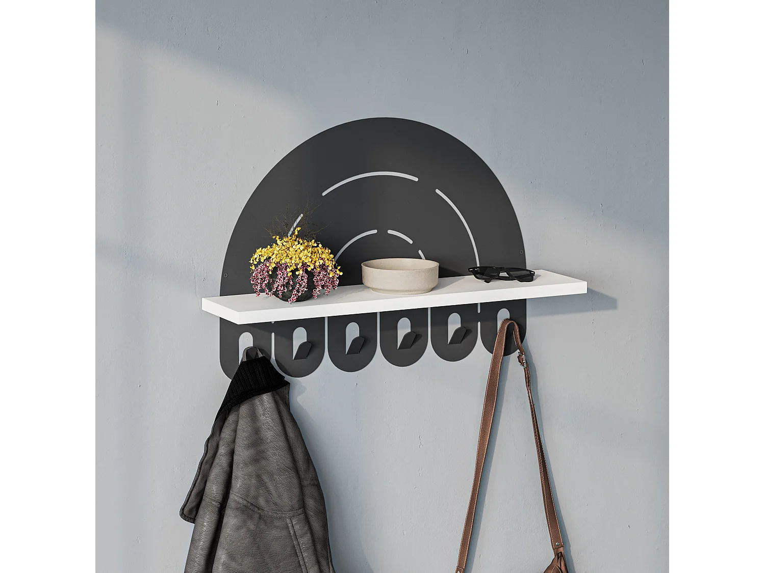 Aufhänger RAINBOW - Weiß