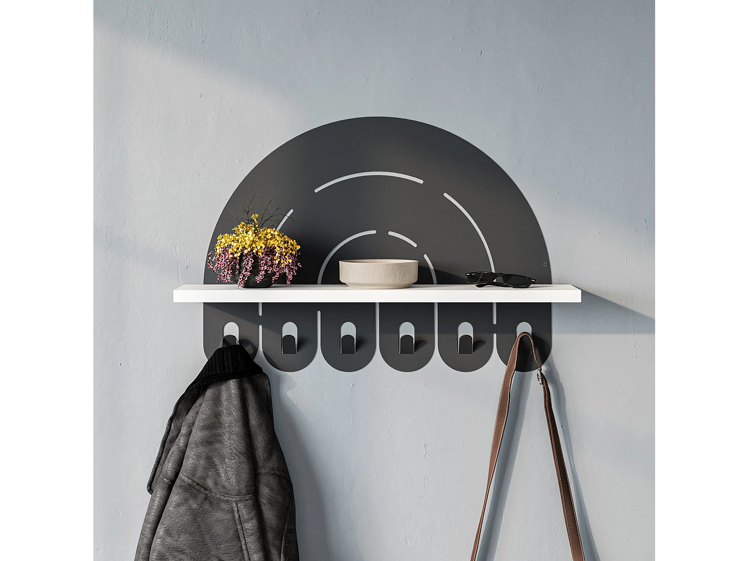 Aufhänger RAINBOW - Weiß