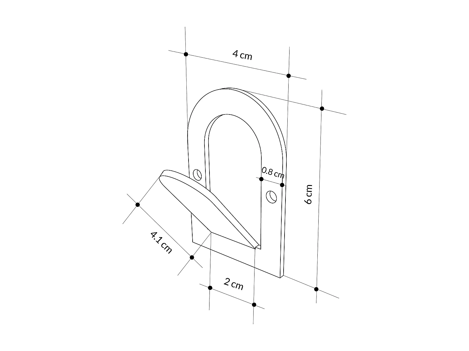 Decortie Zwart 3.1x4x6cm Muurhaken Drieluik Set Metaal Kapstokhaak Astra