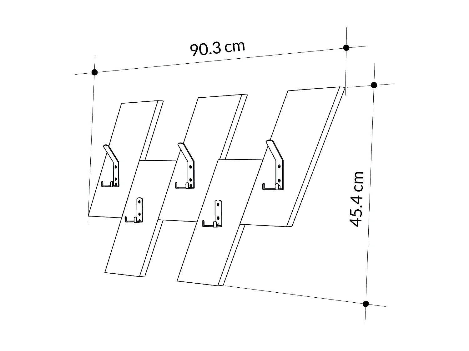 Aufhänger Livy -Weiß