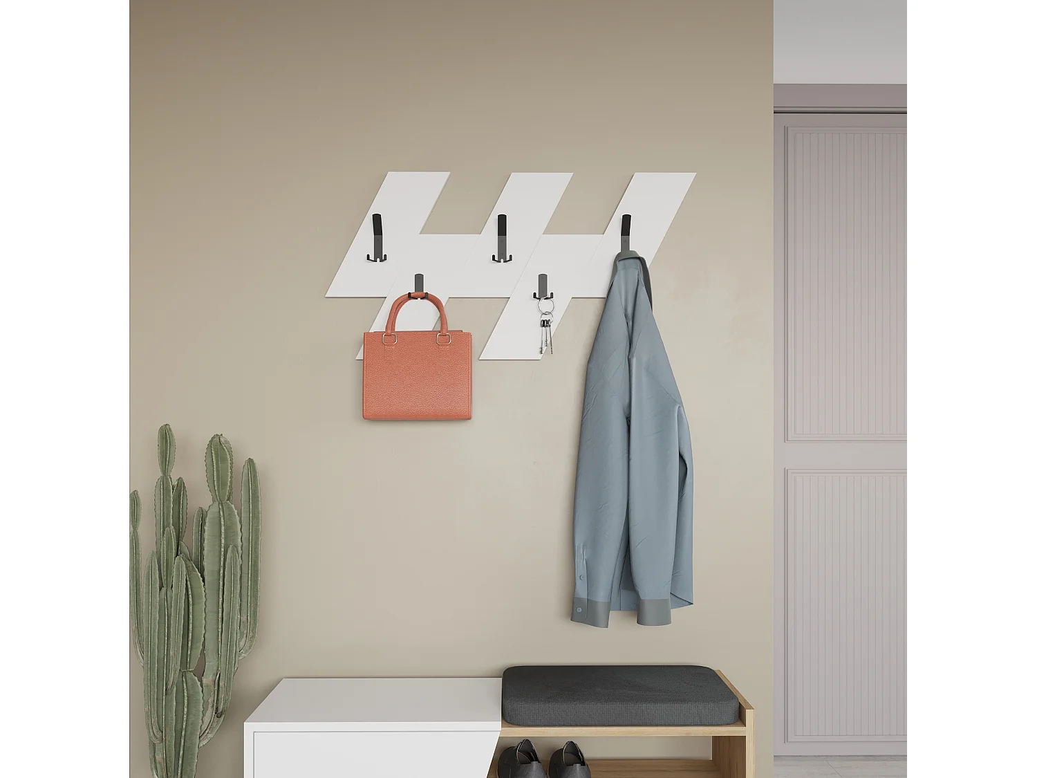 Aufhänger Livy -Weiß