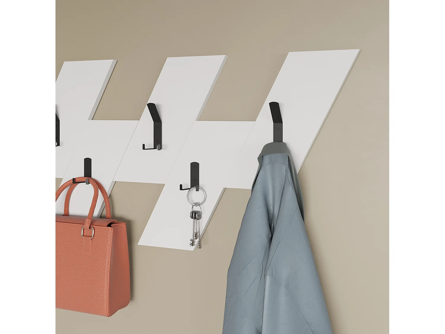 Aufhänger Livy -Weiß