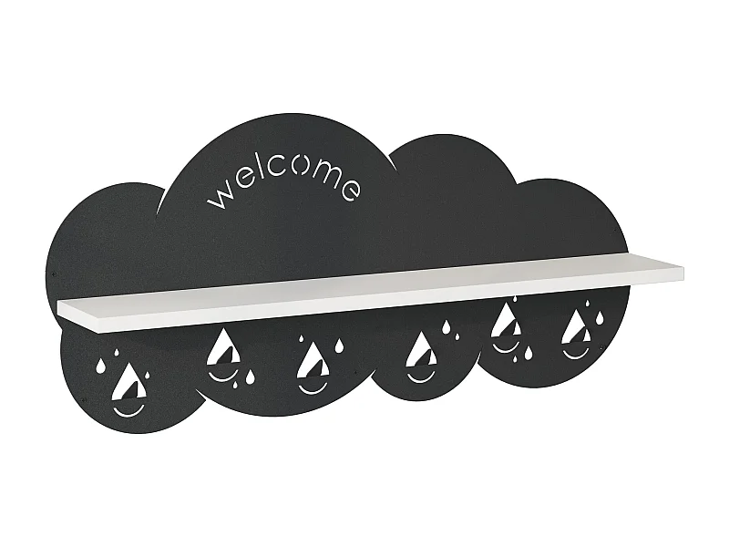 Aufhänger CLOUDY - Weiß