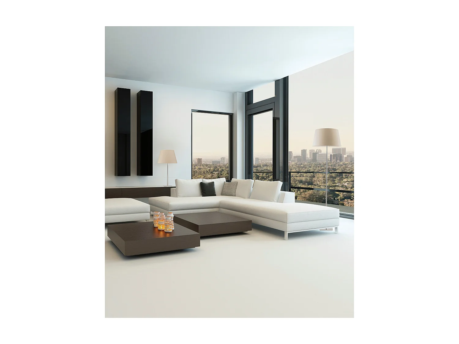 Tischleuchte FIRENZE im klassischen Stil – Höhe 64 cm – E27 60 W – 2 Meter Kabel – Ein/Aus – IP20 – Stahl und Weiß