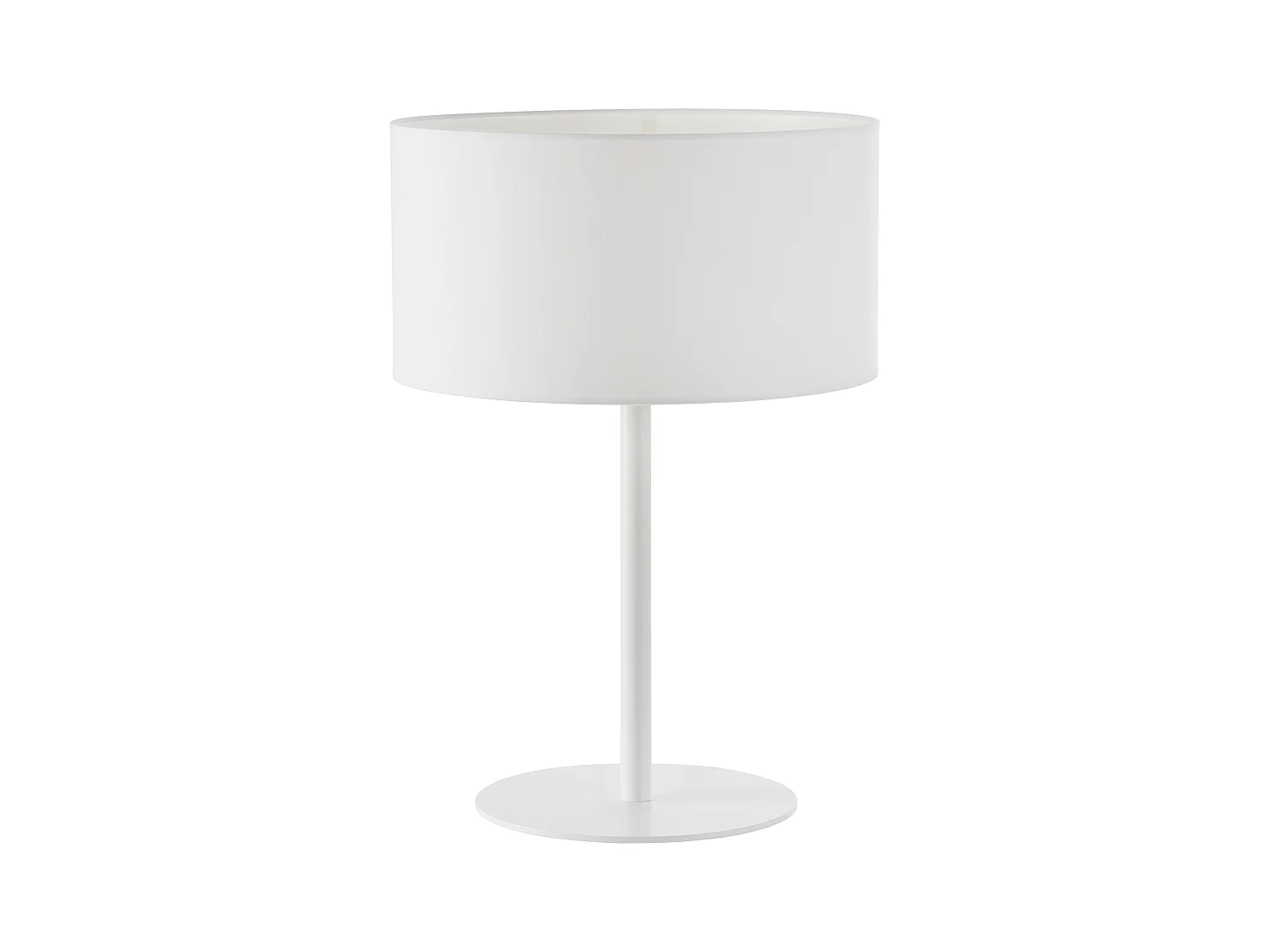 Klassieke stijl Amsterdamse tafellamp - H. 54 cm - interieur - staal en wit - aan/uit - E27 Max. 40W-IP20