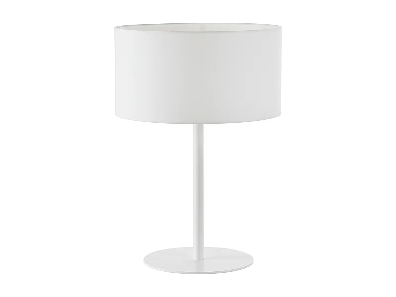 Lampe de table classique Amsterdam-h54cm-interieur-acier,blanc-on&off-e27 max. 40w-ip20