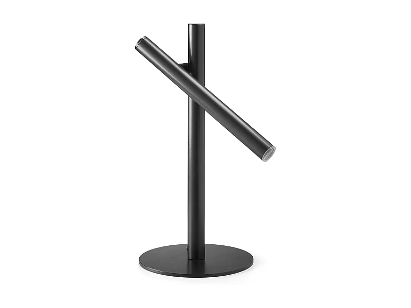 Lampe de table moderne Tania-h 45,5 cm-led ac 4w-400lm, 3k-on&off-acier, noir-ip40