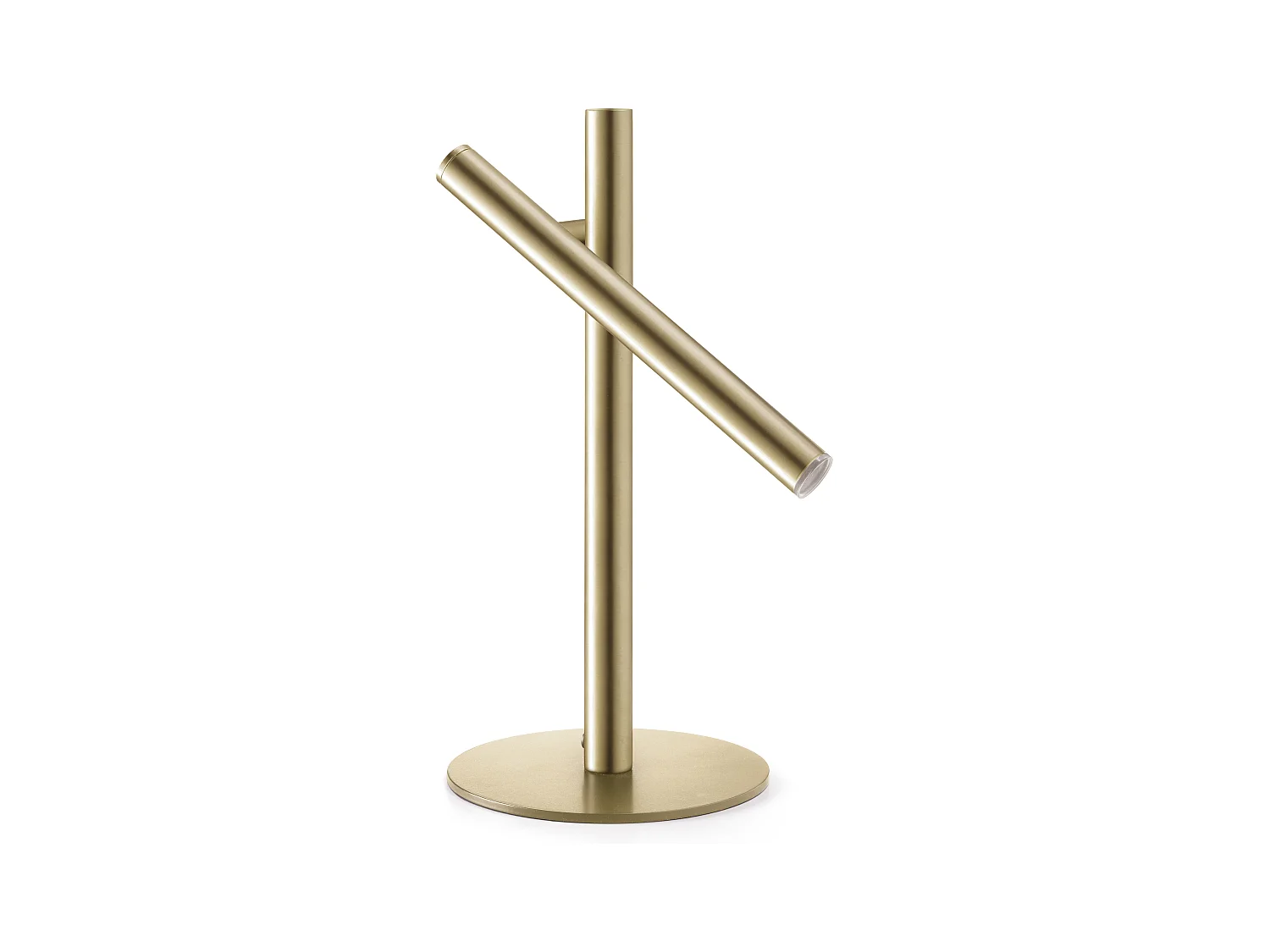 Lampe de table Tania moderne-h45,5 cm-led ac 4w-400lm 3k-on&off-acier,dore-ip40