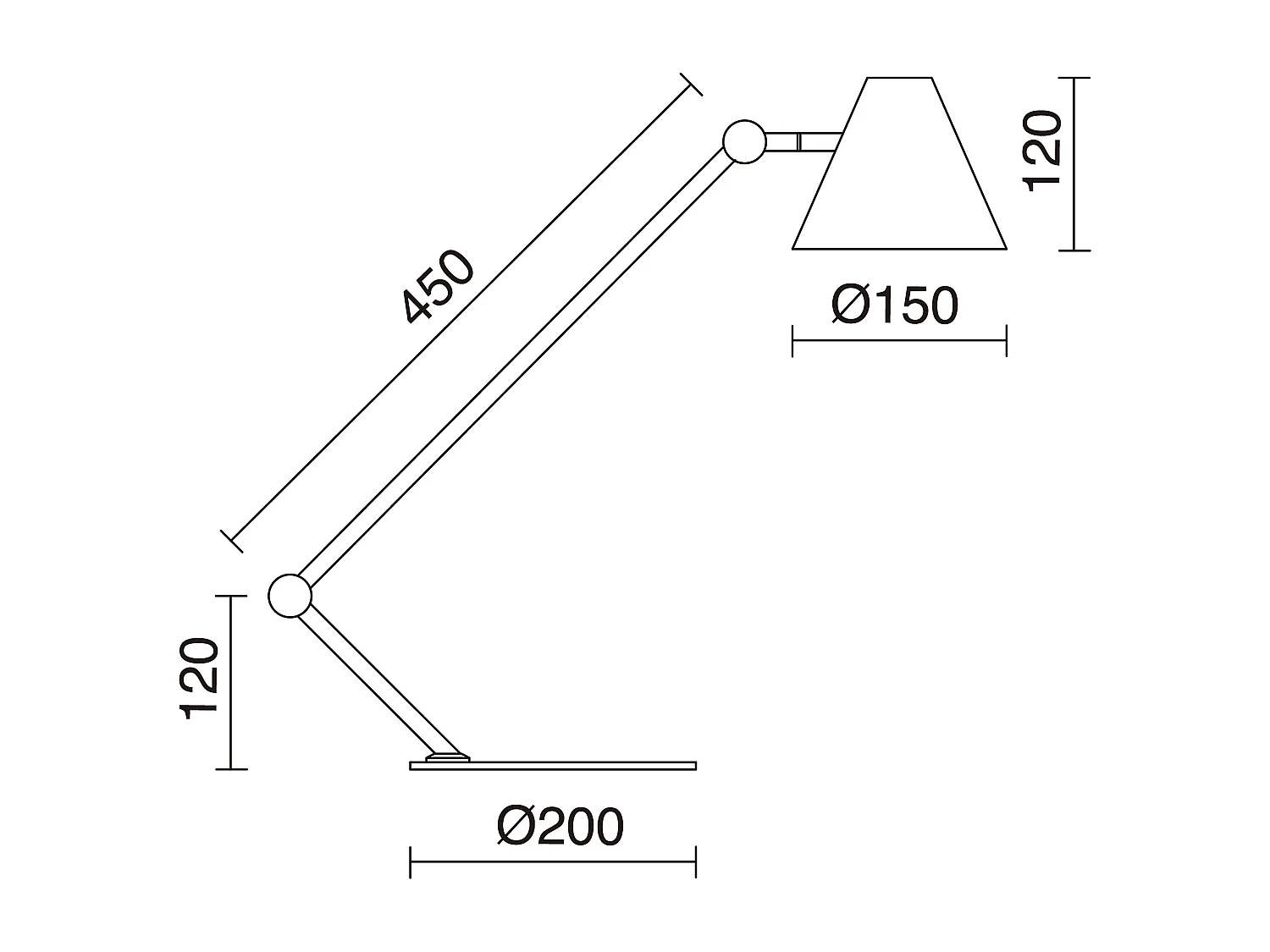 Lampada da tavolo moderna Mantis-d.ø15 cm-e27 40w-on&off-inclinabile 200º-acciaio,bianco-ip20