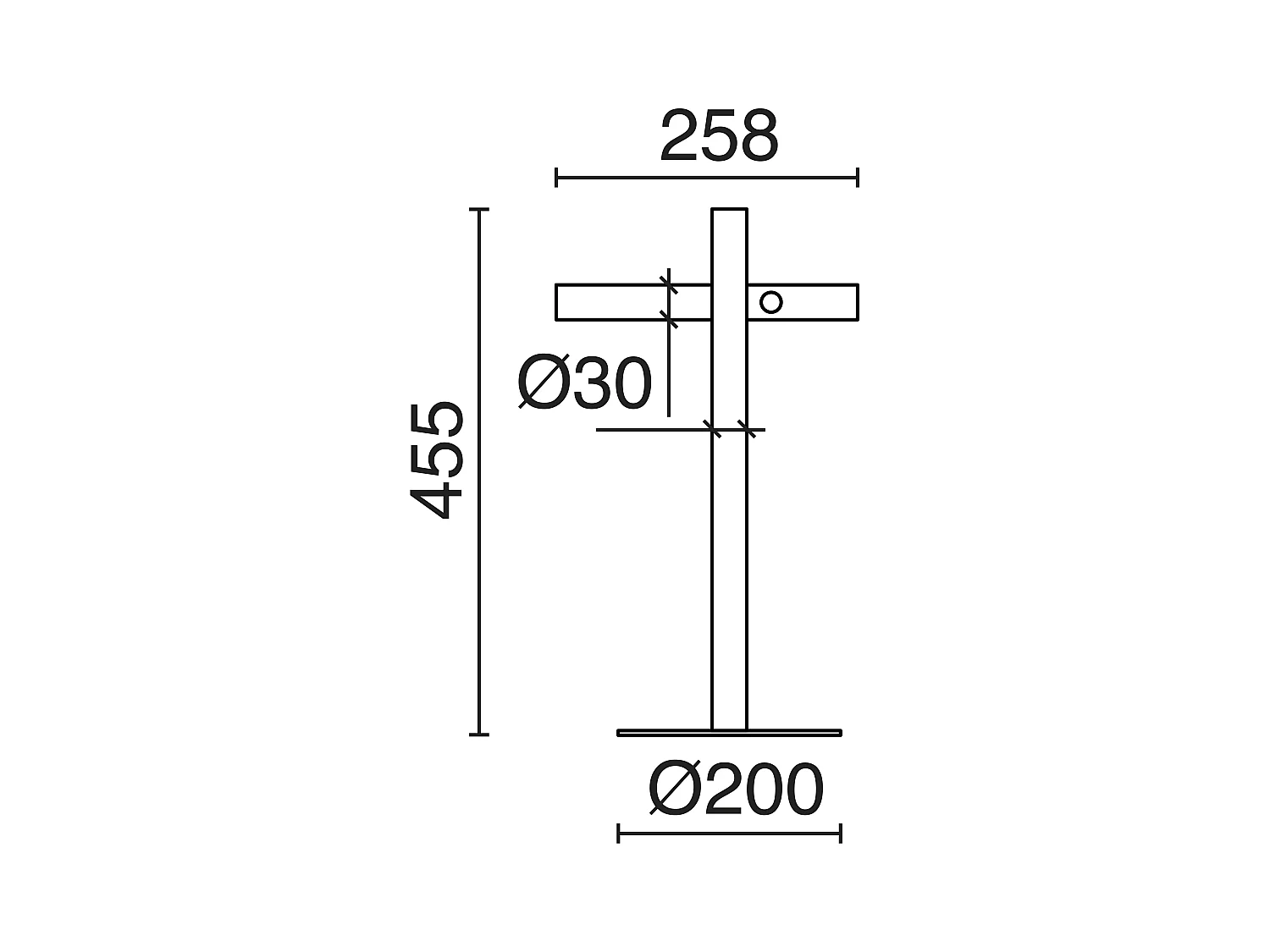 TANIA tafellamp moderne stijl - Hoogte 45,5 cm - LED SMD AC 4W - 400lm 3K - 1,5 m kabel - aan&uit - staal en wit - IP40