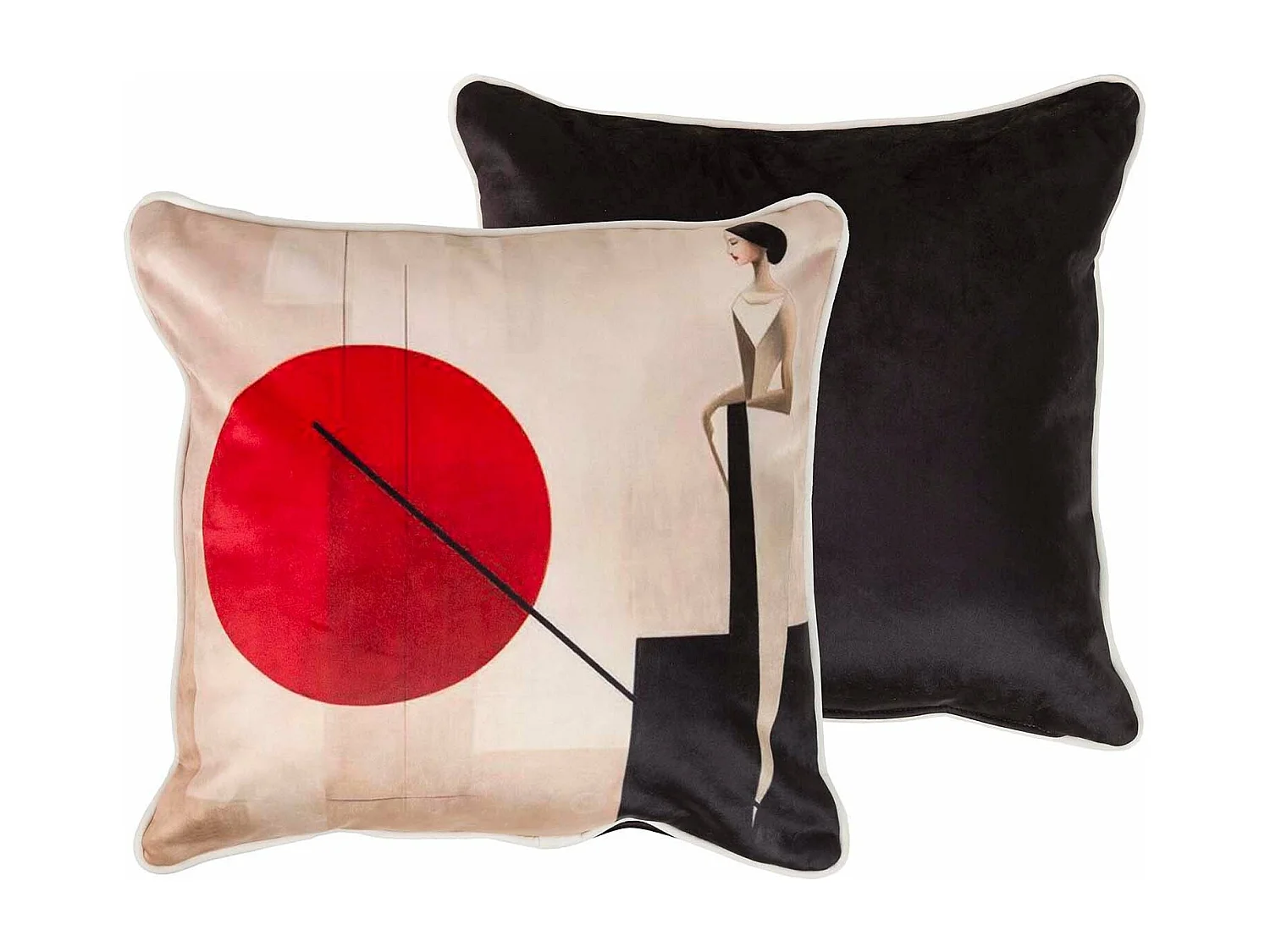 Cojín Velvet Señora 45x13x45 Cm