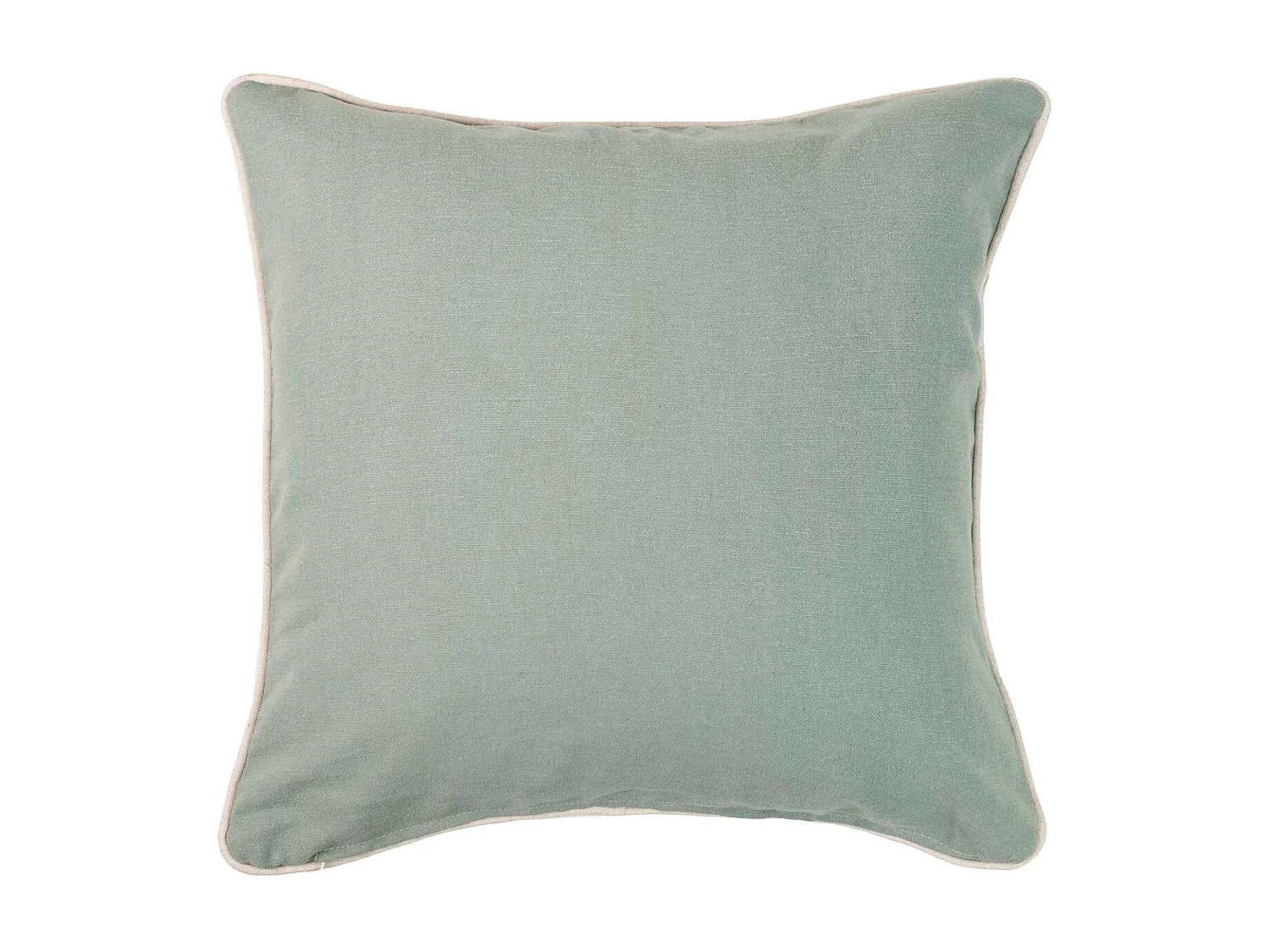 Cojín Lino étnico Verde 45x13x45 Cm