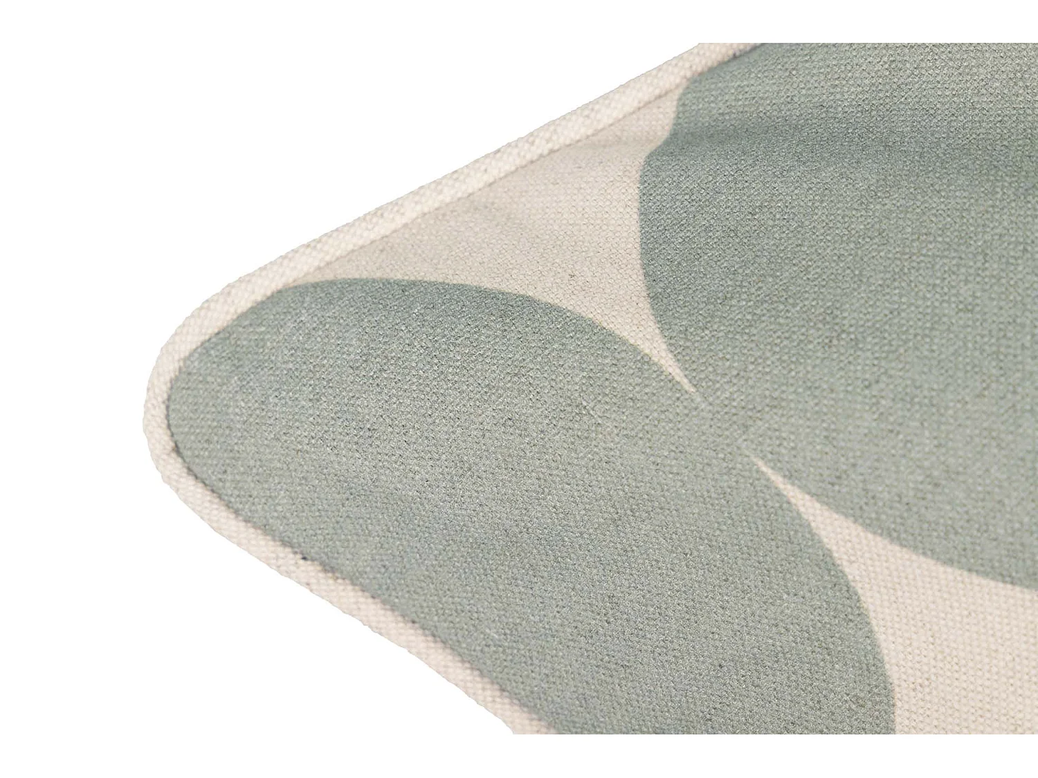 Cojín Lino étnico Verde 45x13x45 Cm