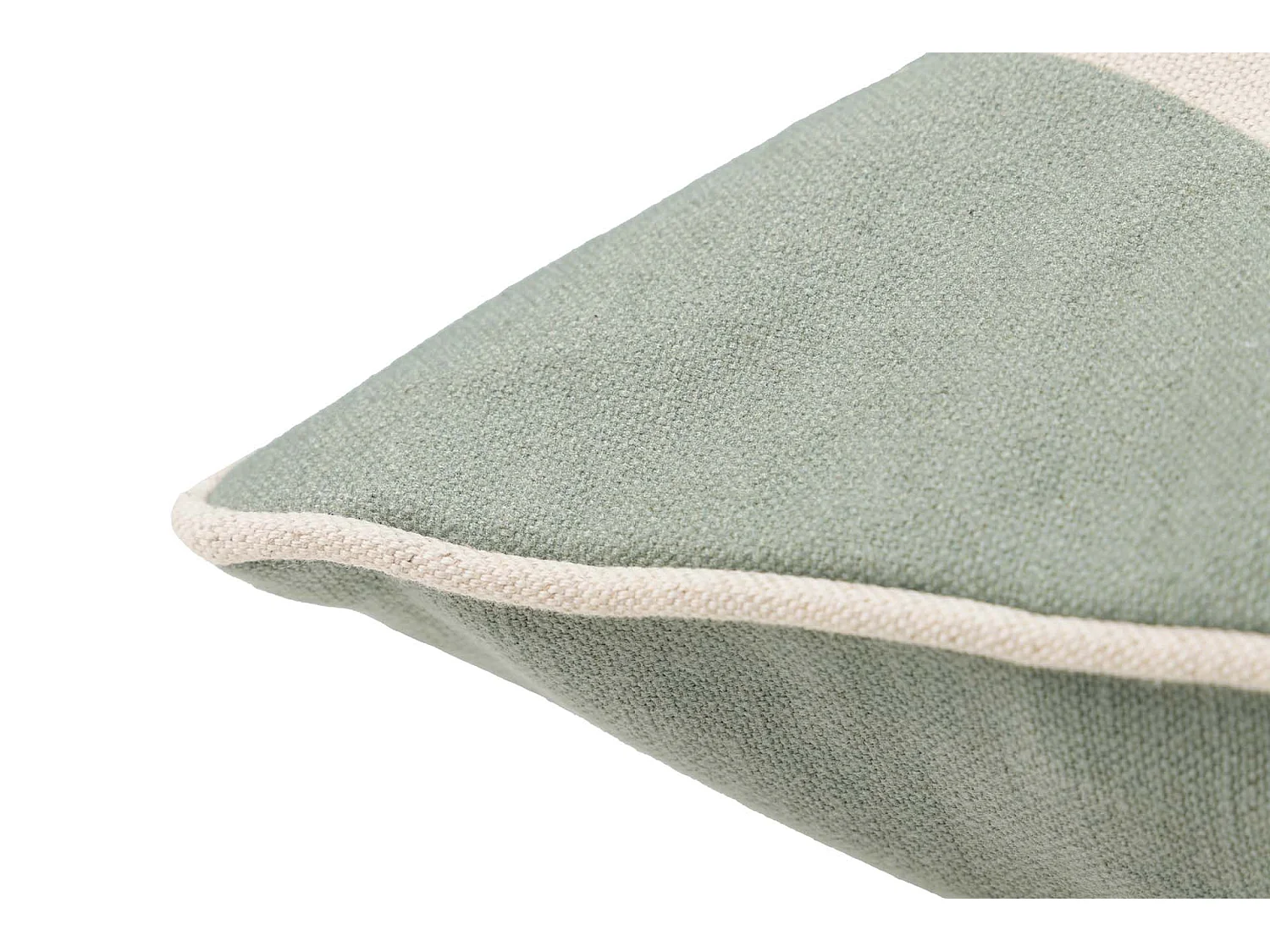 Cojín Lino étnico Verde 45x13x45 Cm