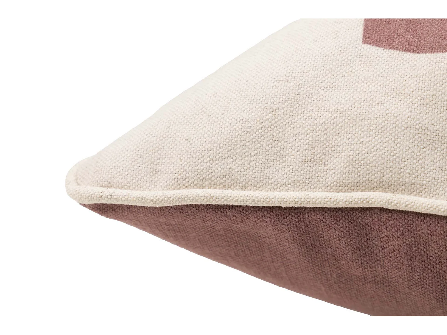 Cojín Lino étnico Morado 45x13x45 Cm