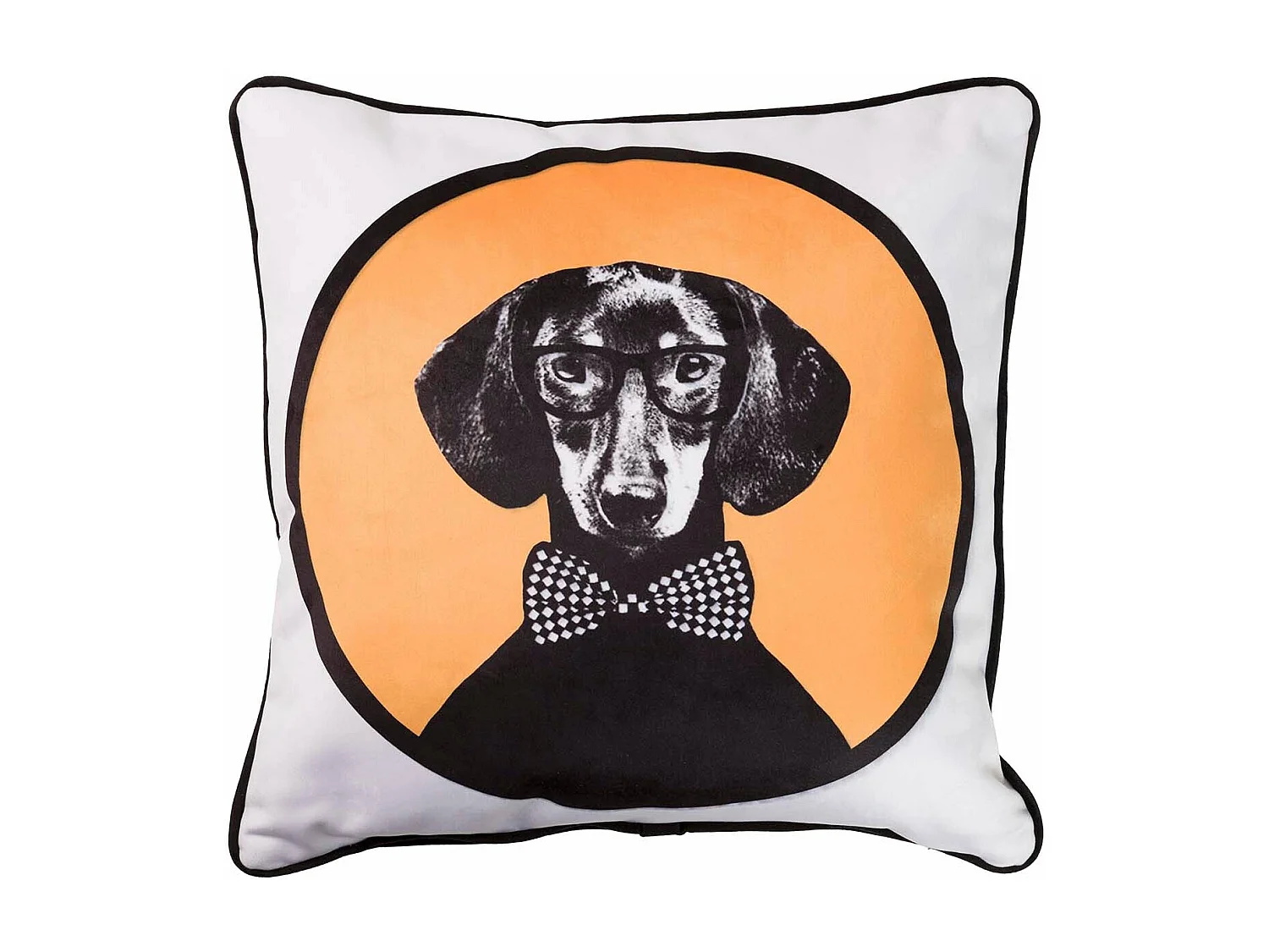 Cojin Velvet Teckel Pajarita 45x13x45 Cm