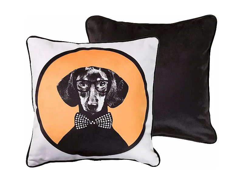 Cojin Velvet Teckel Pajarita 45x13x45 Cm