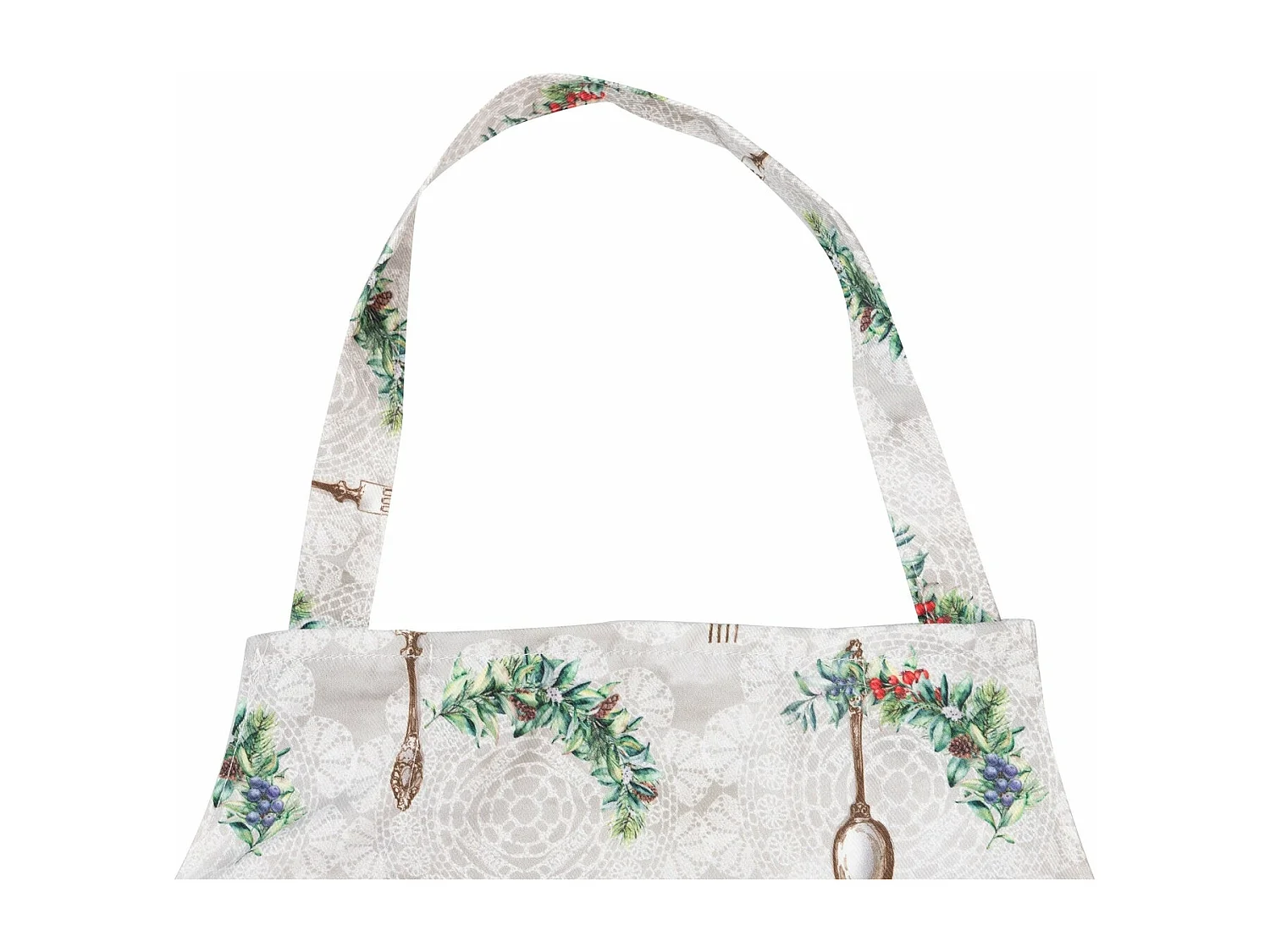 Delantal Antimanchas Navidad Coronas 72x83 Cm