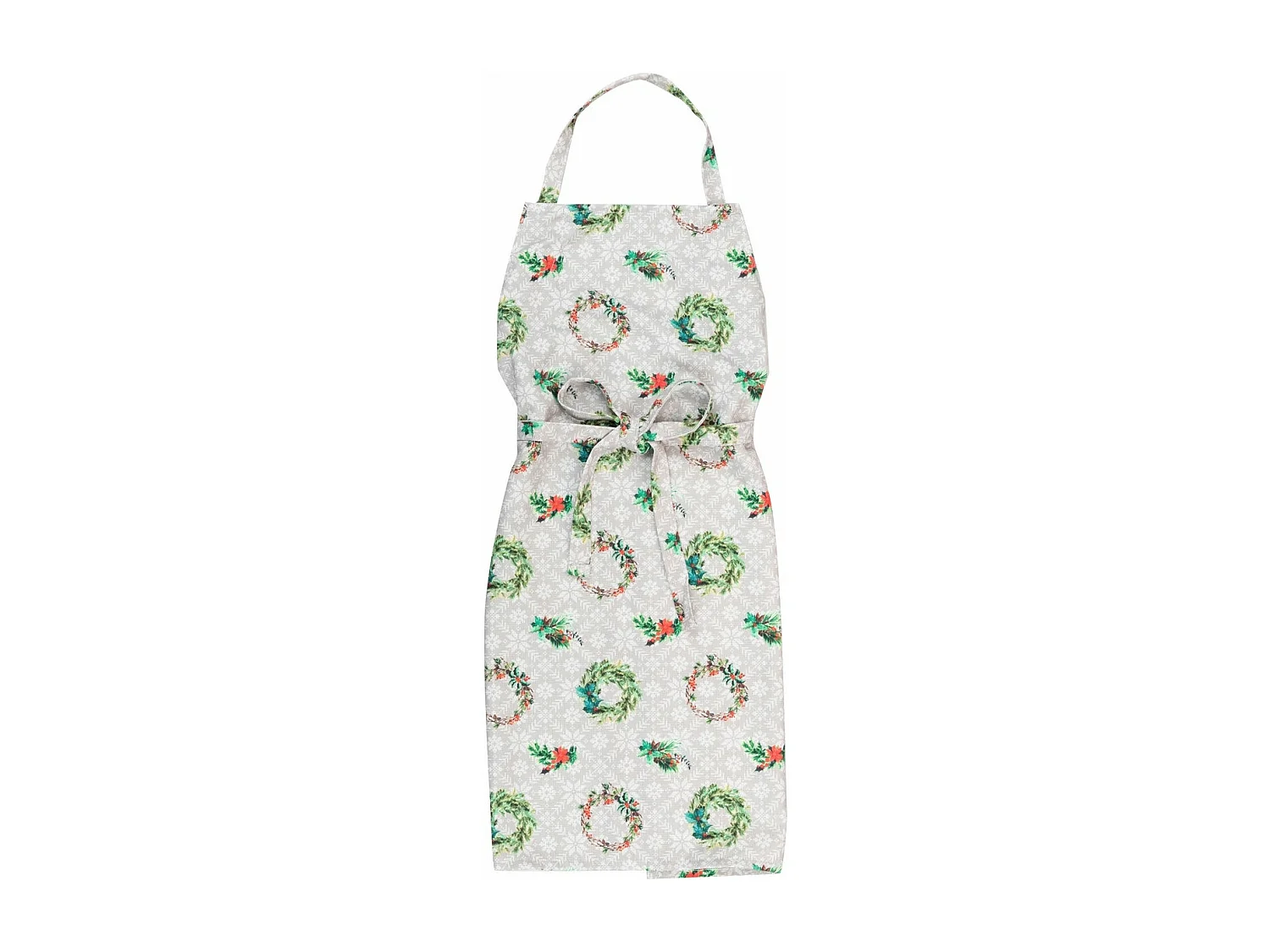 Delantal Antimanchas Navidad Coronas 72x83 Cm