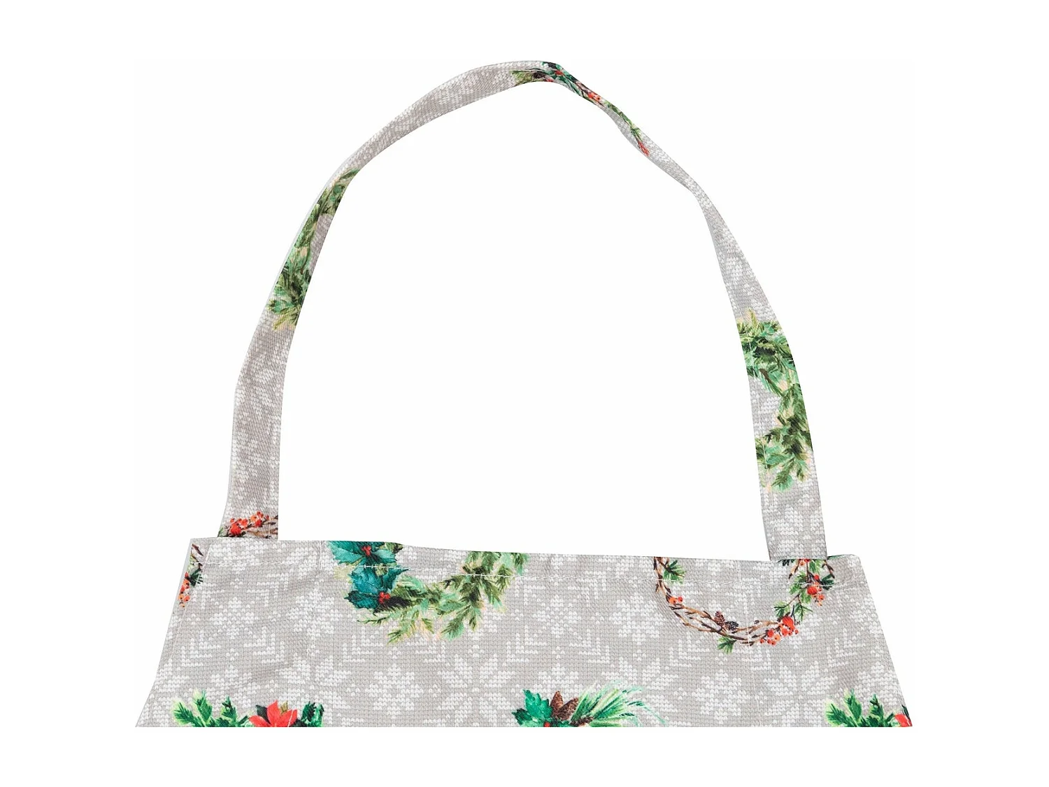 Delantal Antimanchas Navidad Coronas 72x83 Cm