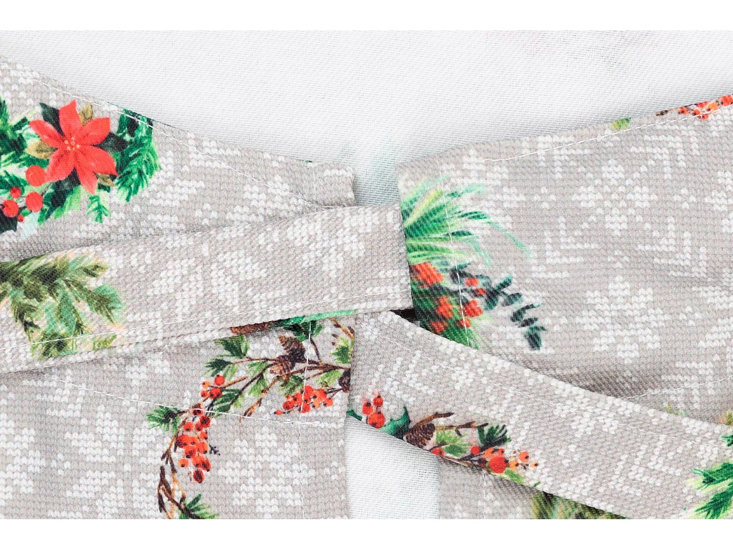 Delantal Antimanchas Navidad Coronas 72x83 Cm