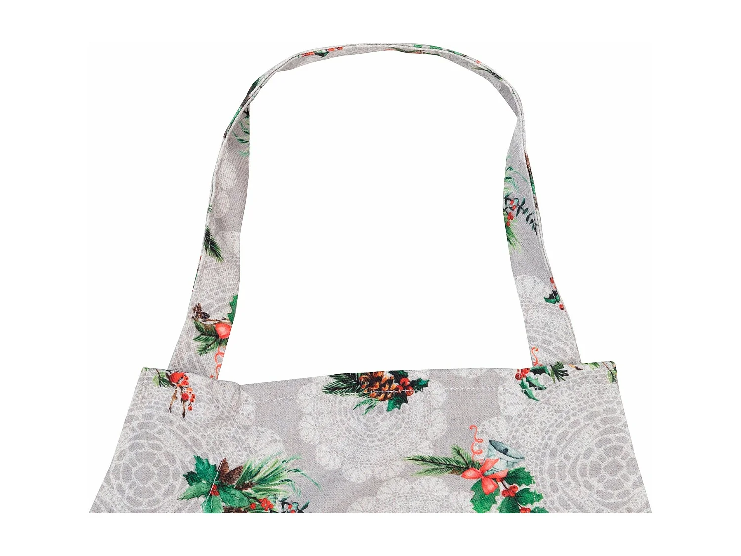 Delantal Antimanchas Navidad Platos 72x83 Cm