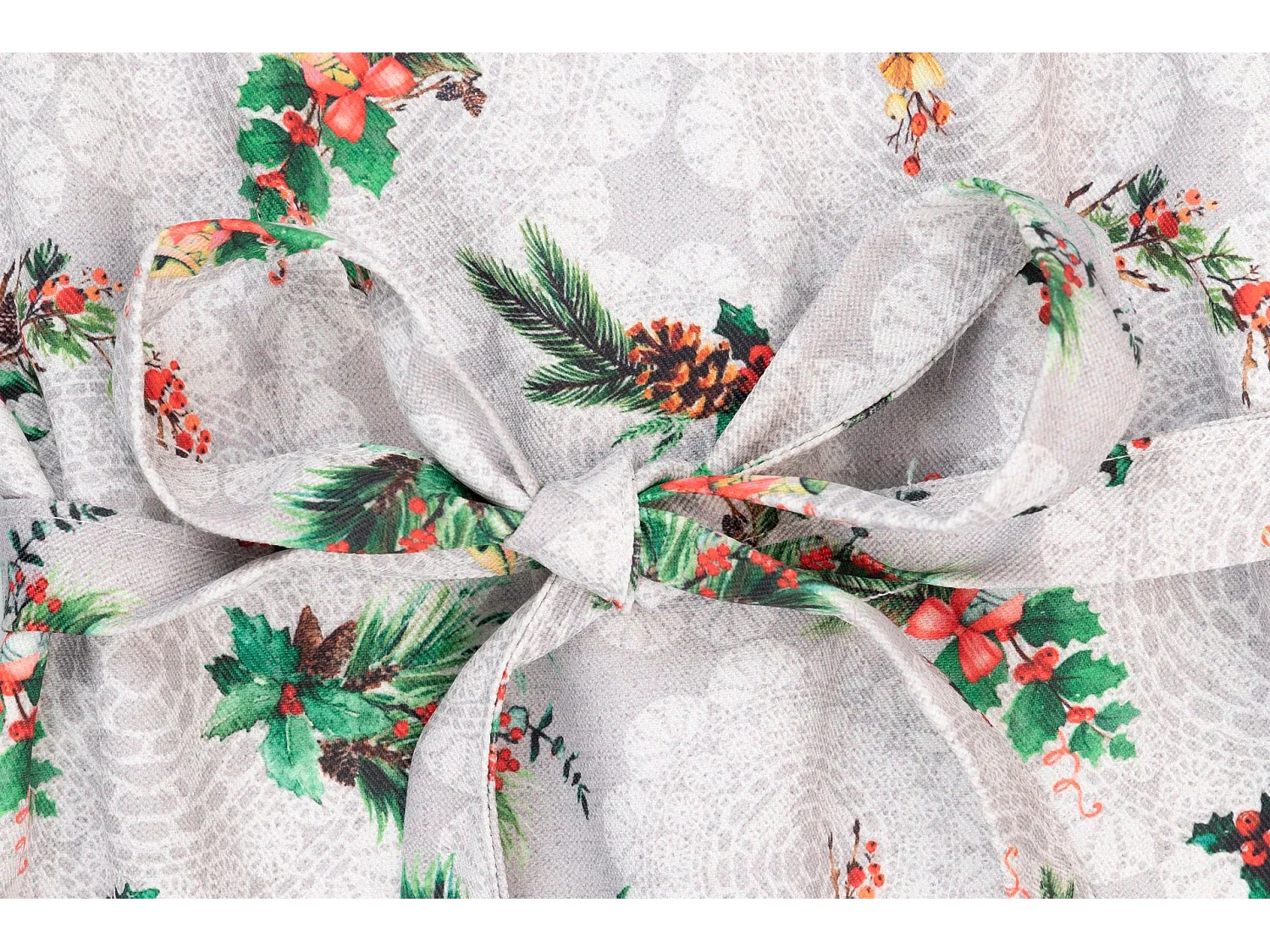 Delantal Antimanchas Navidad Platos 72x83 Cm