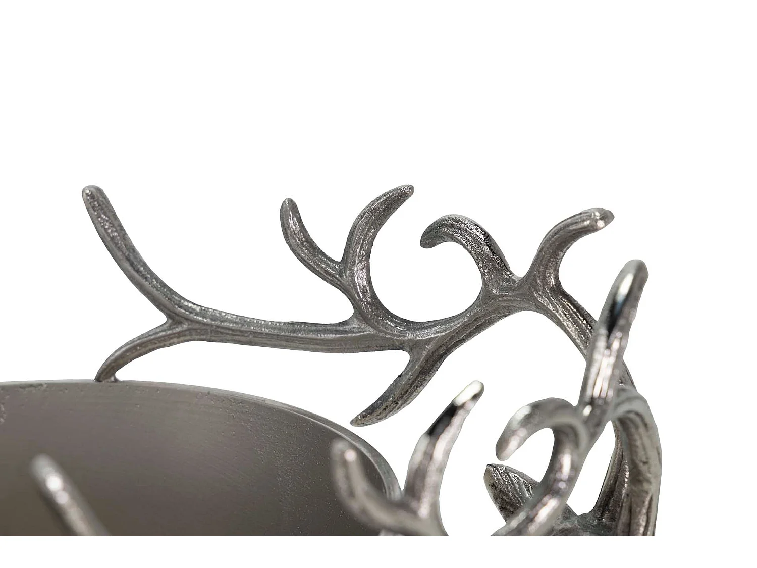 Champanera Ciervo Aluminio Plateado 50x24x30 Cm