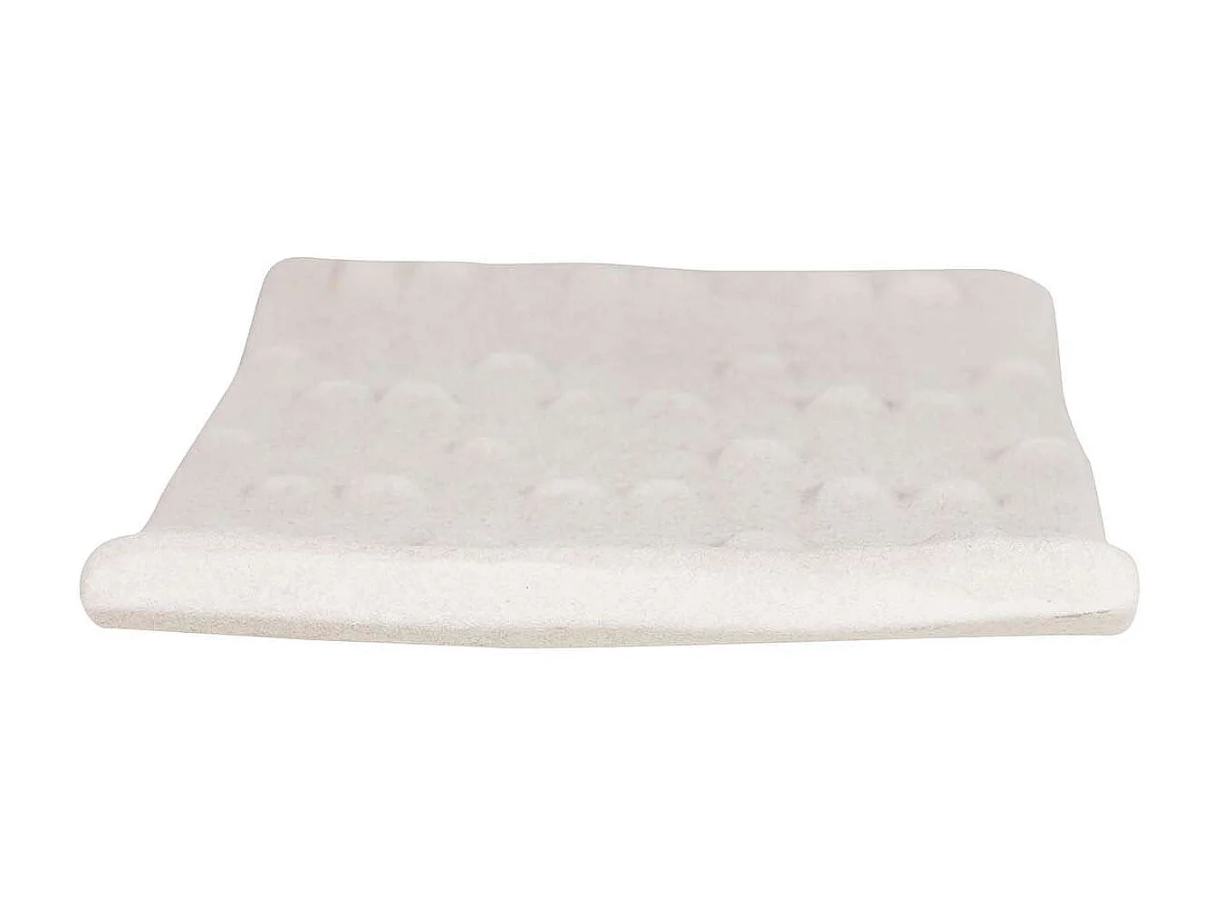 Centro De Mesa Cerámica Beige 39x24x6 Cm