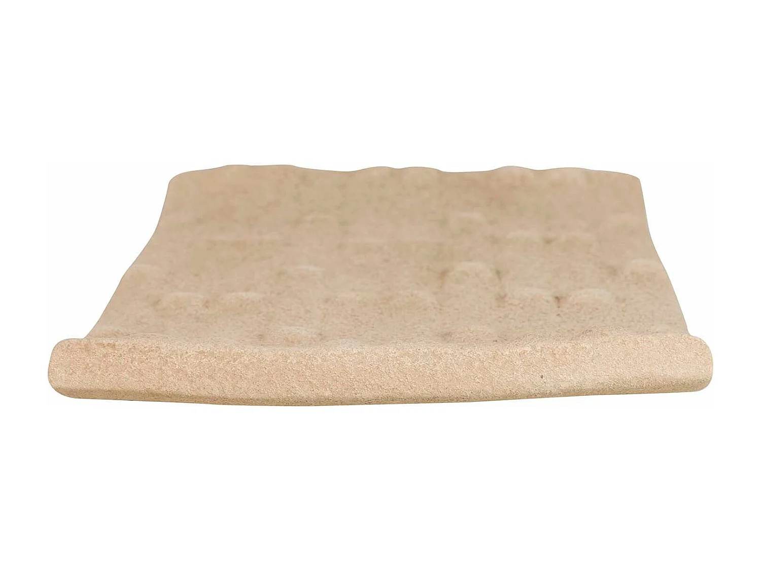 Centro De Mesa Cerámica Marrón 39x24x6 Cm