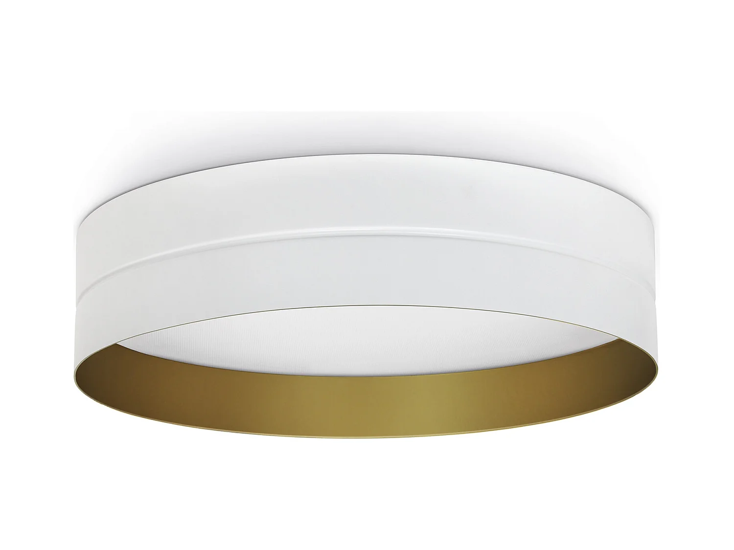 Lampe à plafond VINYL de style moderne-d.ø40,5 cm-led smd 30W-3316lm et 3K-120º degrés-aluminium-méthacrylate prismatique-IP40-blanc et motif