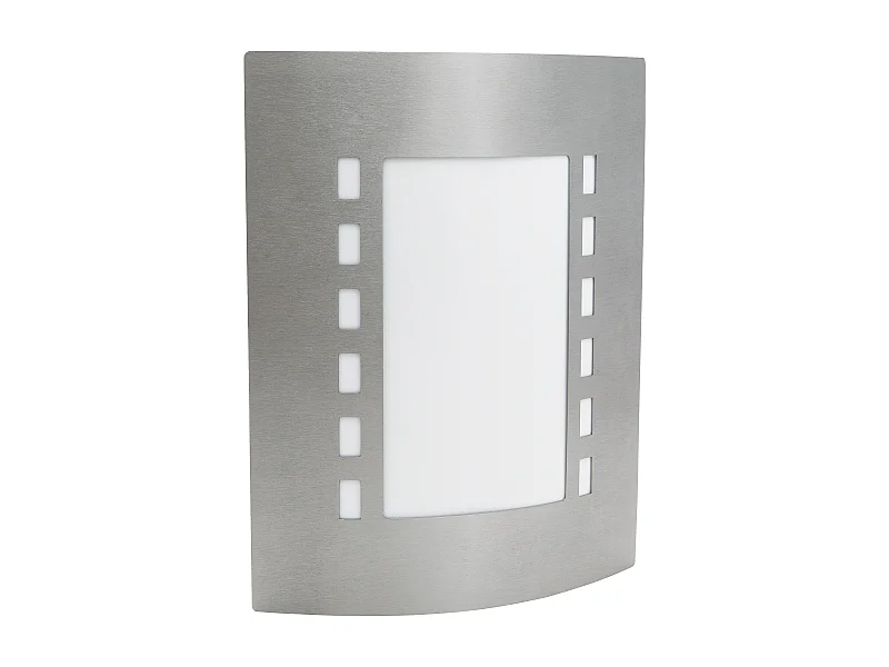 GREGAL klassieke stijl wandlamp - Hoogte 28 cm - E27 20W - roestvrij staal - roestvrij staal